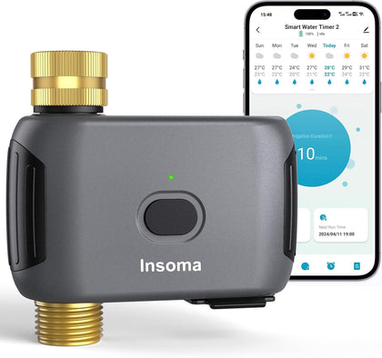 WiFi Water Timer for Garden Hose, Smart Sprinkler Timer, APP Remote Control WiFi Hose Timers, Voice Control with