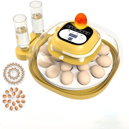 Egg Incubators for Hatching Eggs with Automatic Egg Turning & Humidity Control - 18/33 Egg Capacity, LED Display
