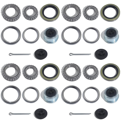 4 Sets 3500 LB L68149 L44649 Boat Trailer Axle Bearing Kits