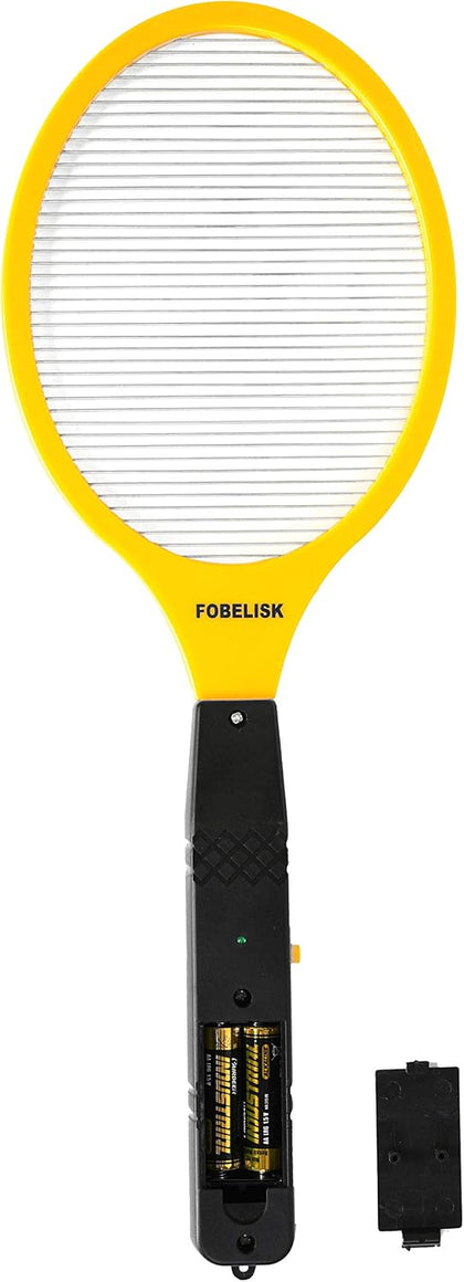 Electric Fly Swatter Racket for Mosquito and Flying Insect Control | Portable Design, Indoor/Outdoor Use, Camping