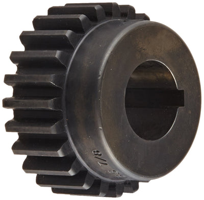 Martin S1220BS 3/4 Spur Gear, 14.5° Pressure Angle, High Carbon Steel, Inch, 12 Pitch, 3/4" Bore, 1.833" OD, 0.750" Face Width, 20 Teeth