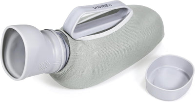 Men's Portable Urinals by DaDYearn - Huge 40oz/1200ml Capacity - Soft TPE Material - Smooth & Edgeless - Warm Cloth