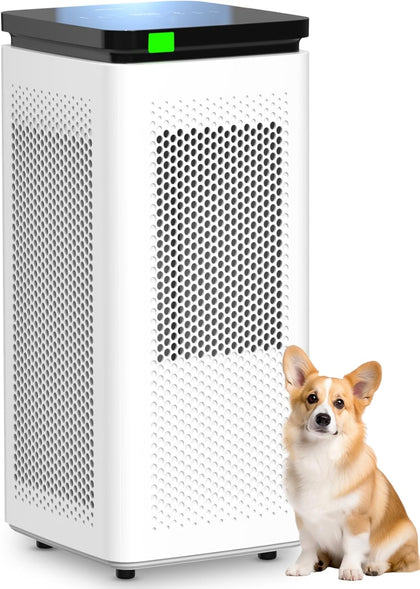 Hepa Air Purifiers for Home up to 3500 Ft², 235 CADR, 30dB Quiet Operation | H13 True HEPA with Carbon Filter, Air