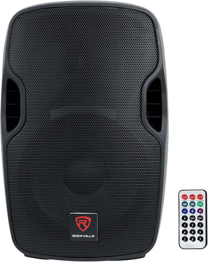 BPA12 12" Professional Powered DJ PA Speaker, with Bluetooth | 600W Peak, 150W RMS, USB and SD MP3 Playback, XLR and