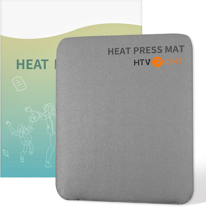 Heat Press Mat 8"x10" - Double Sided Pad for Craft Vinyl Ironing | 7-Layer Composite Even Heat Distribution:
