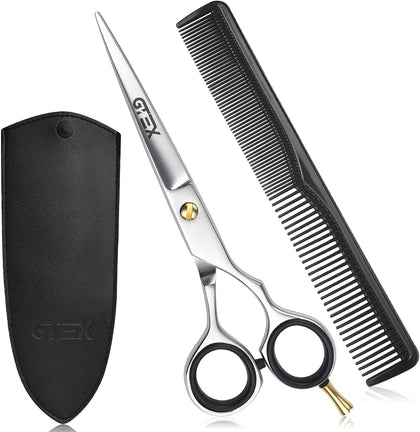 Hair Scissors, 6.5 inch Professional Hair Cutting Scissors for Women Men Adults - Barber Scissors Hair Shears - Super