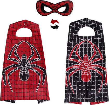 Superhero Capes for Kids,Hero Capes and Masks Fit for 4-12years old boy and girls Dress up and Holiday Costumes.