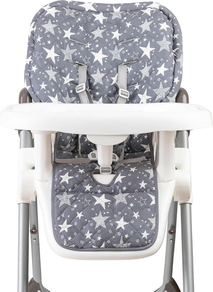 High Chair Pad - Machine Washable High Chair Cover, Easy Use Highchair Cushion, Soft Highchairs Covers for Baby