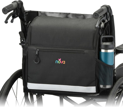 Deluxe Wheelchair Bag – Large Storage Backpack for Manual & Electric Wheelchairs, Hangs Securely on Chair Back
