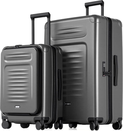 Luggage Sets Checked Suitcases - 2 Piece, Travel Carry on with Spinner Wheels, Expandable Hardside Large Suitcase