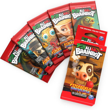 Trading Card Game 5-Pack Wave 1 Box | Psychedelic Universe, Includes 35 Cards Total, 5 Blind Booster Packs, Collect