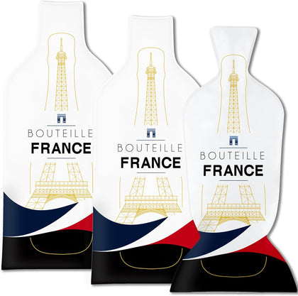 Reusable Wine Bags for Travel | 3-Pack | Durable Triple-Layer Bottle Protector Sleeve | Leak-Proof & Impact-Resistant