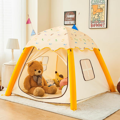 HalloDeer Kids Play Tent, Inflatable Toddler Tent Dome for Boys & Girls, Indoor Kids Tents, Portable Foldable
