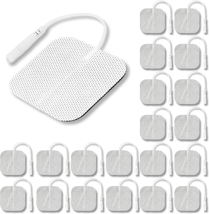 Tens Unit Electrodes Pads 2x2 20 Pcs Replacement Pads Electrode Patches for Electrotherapy