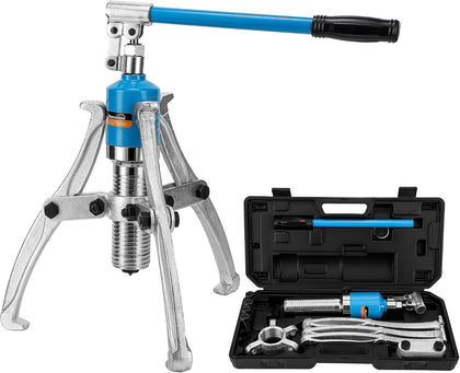 20T Hydraulic Gear Puller Set Wheel Bearing Puller Kit 2 or 3 Jaws Pulling Separator for Wheel Hubs Rotors Car Axles