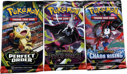 Pokemon Trading Card Game Random Sealed 3 Booster Packs 100% Authentic