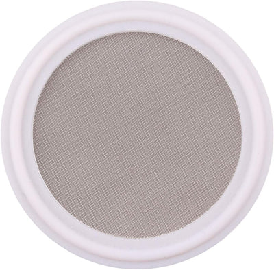 DERNORD 2" PTFE (Teflon) Sanitary Gasket w/Stainless Screen - Tri Clamp Clover (100 Mesh)