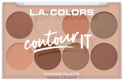 I Heart Makeup Contour Palette, Medium-Deep, 1.04 Ounce