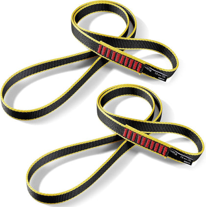 20mm Nylon Climbing Sling Runner 22kN / 4950lbf CE UIAA Certified | Rock Climbing Webbing Straps for Outdoor