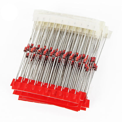 DIANN 14 Values 140pcs 1W Zener Diodes Assortment Kit 3.3V 3.9V 4.7V 5.1V 6.2V 6.8V 8.2V 10V 12V 15V 16V 18V 20V 24V Assorted Set