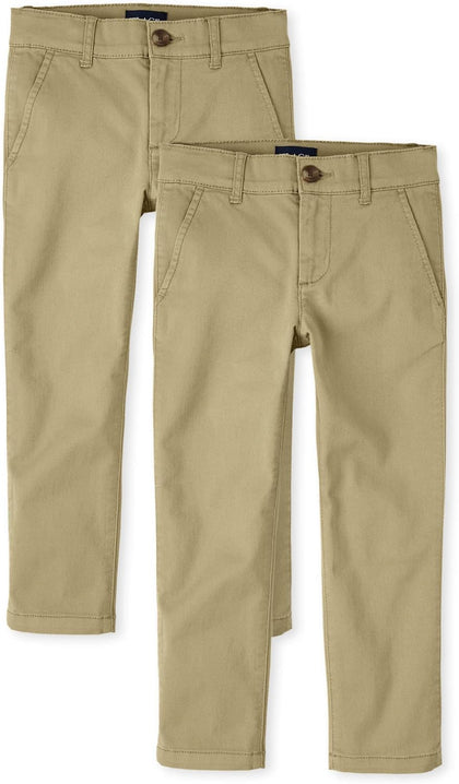 Boys' Stretch Skinny Chino Pants, Multipacks
