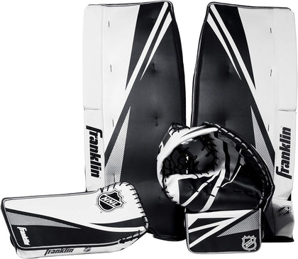 Street Hockey Goalie Set - Leg Pads - Catch Glove - Blocker - Premium Durability - Officially Licensed NHL Product |