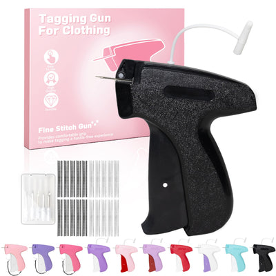 Mini Stitch Tag Gun for Clothes No-Sew,Price Tagging Gun,Black