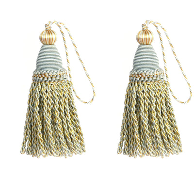 2 Pack Tassels with Loops, DIY Decorative Tassel,Mix Blue