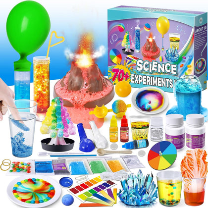 70+ Experiments Science Kit for Kids, Chemistry Set | Educational Toys Gifts Idea for Boys and Girls Birthday