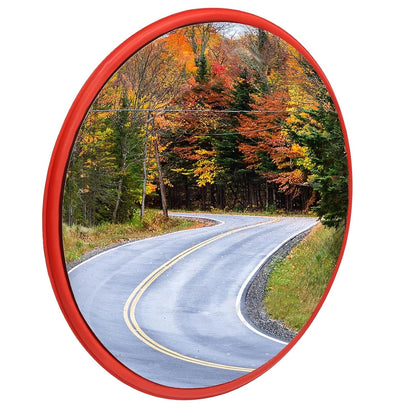 24" Safety Convex Mirror for Blind Spots – Traffic Mirror for Indoor/Outdoor Use, Corner Mirrors for Parking