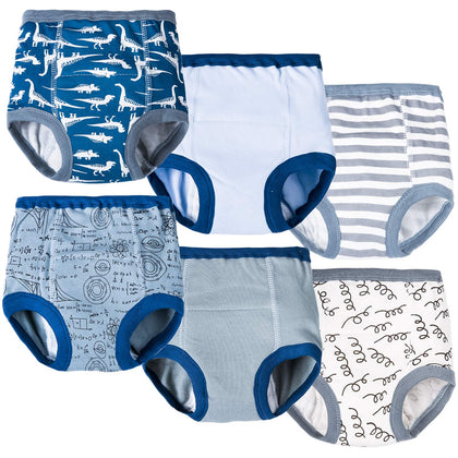 6Pcs Potty Training Underwear 2T-3T 100% Cotton Little Boys Underwear for Toddler Boys Toilet Training Pants for Boys