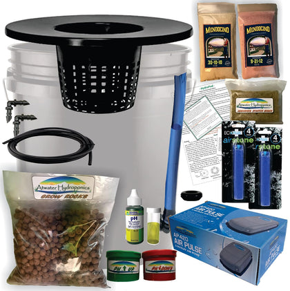 The Atwater HydroPod - DIY Add Your Own Bucket KIT - DWC Deep Water Culture Hydroponic Garden System - Bubble Bucket