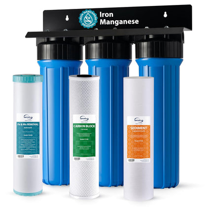 WGB32BM Iron, Manganese Whole House Water Filter System