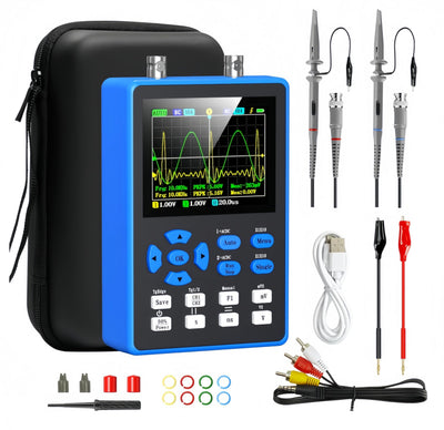 DSO2512G Handheld Digital Oscilloscope 120MHz 2‑Channel 500MSa/s Generator