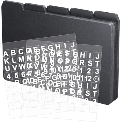 50 Pcs Index Card Dividers 5 x 8 Inch Index Card Dividers with Cards Guides with 2 Pcs A-Z Alphabet Number Stickers