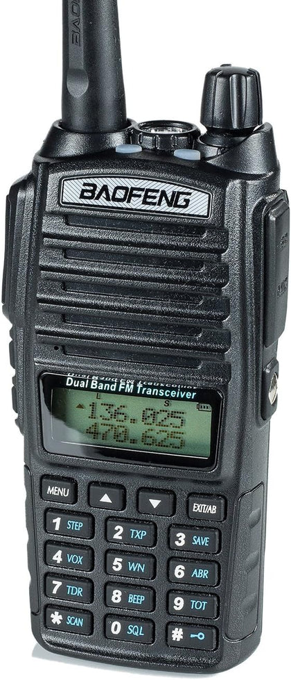 UV-82HP High Power Dual Band Radio: 136-174mhz (VHF) 400-520mhz (UHF) Two-Way Radio