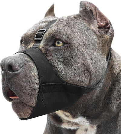 Soft Fabric Dog Muzzle for Pitbull Rottweiler Anti Fierce Biting