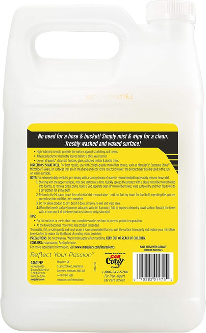 Ultimate Waterless Wash & Wax - Waterless Car Wash & Wax Without Swirling or Scratching - Easy Car Maintenance, No