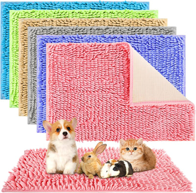 6 Pack Guinea Pig Mats, 16x24 Inch Guinea Pig Cage Liner, Reusable