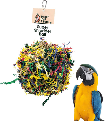 Shredder Ball, Small, 3" Bird Shredding & Foraging Toy