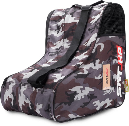 Roller Skate Bag with Adjustable Shoulder Strap for Kids and Adults to Hold Inline Skates and Knee Pads
