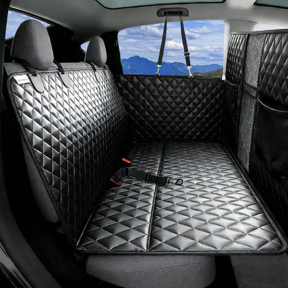 28" High Barrier Dog Car Seat Cover Hard Bottom Holds 330lbs
