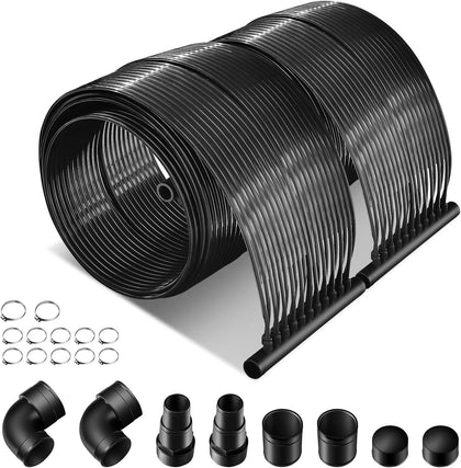 2.5FT x 10FT/ 20FT Solar Pool Heater for Above Ground Pool Inground Pools, Swimming Pool Solar Panel Heating System