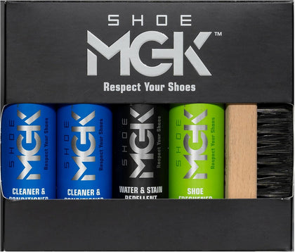 MGK Complete Kit: Shoe Cleaner, Care, Water & Stain Protection - Revitalize, Shield, and Freshen Sneakers, Leather