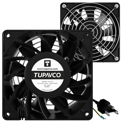 Network Cabinet Fan (2pc) for Server Rack Cooling - Tupavco TP1510