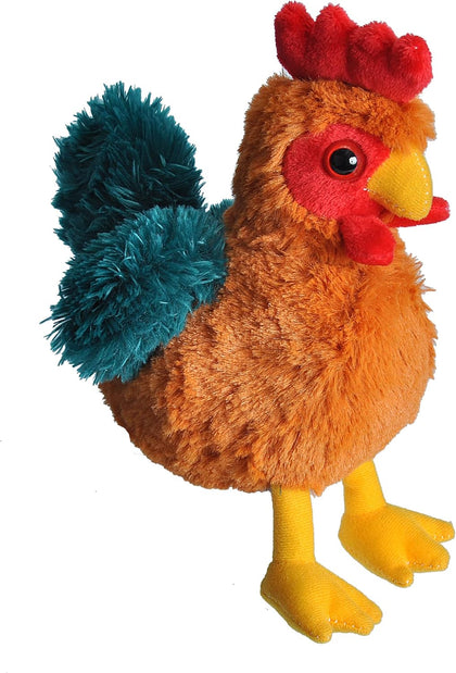 Rooster Plush, Stuffed Animal, Plush Toy, Gifts for Kids, Hug’Ems 7 inches