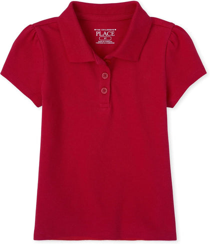 baby-girls And Toddler Short Sleeve Pique Polo