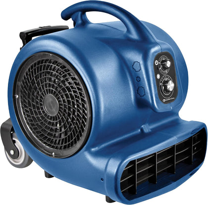 1HP Stackable High-Velocity Industrial Carpet Dryer 3 Speed, Air mover blower with Auto Shut-off Timer, Adjustable