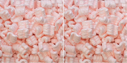 .5 Cu Ft - Pink Packing Peanuts - Anti-Static S Shaped Cushion for Shipping, Void Filling & Storage - Protect Your
