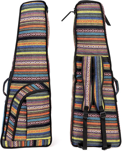 Mini Strat Gig Bag with 10mm Padding, Shoulder Strap and Carry Handle, Vintage Electric Guitar Storage Case Bag